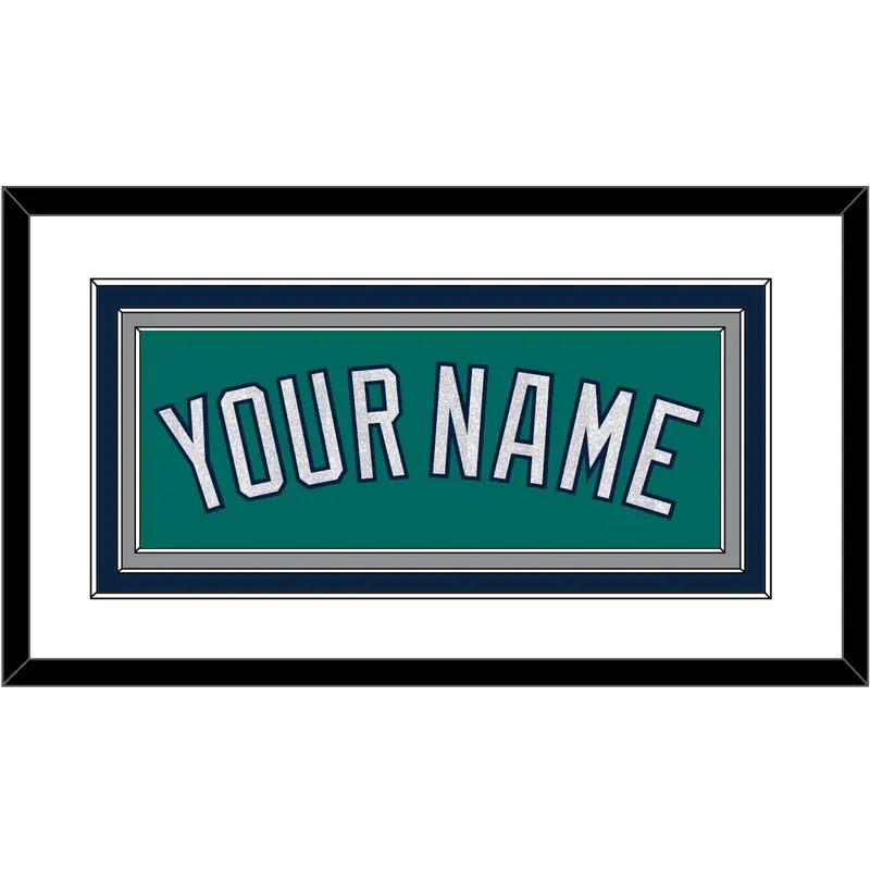 Seattle Name - Alternate Home Green - Triple Mat 1