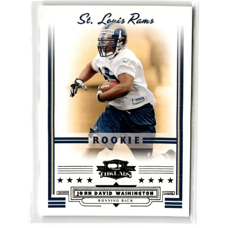 2006 Donruss Threads Retail Pewter John David Washington #165 083/250