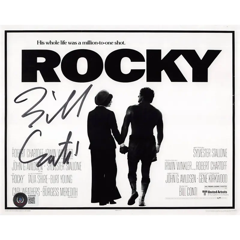 Bill Conti Rocky Authentic Signed 8x10 Photo Autographed BAS #BJ054426