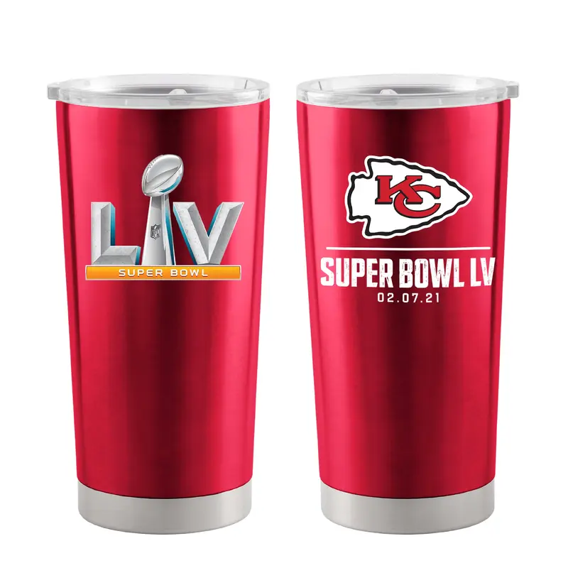 KC Chiefs SB55 Bound Logo 20oz Stainless Tumbler