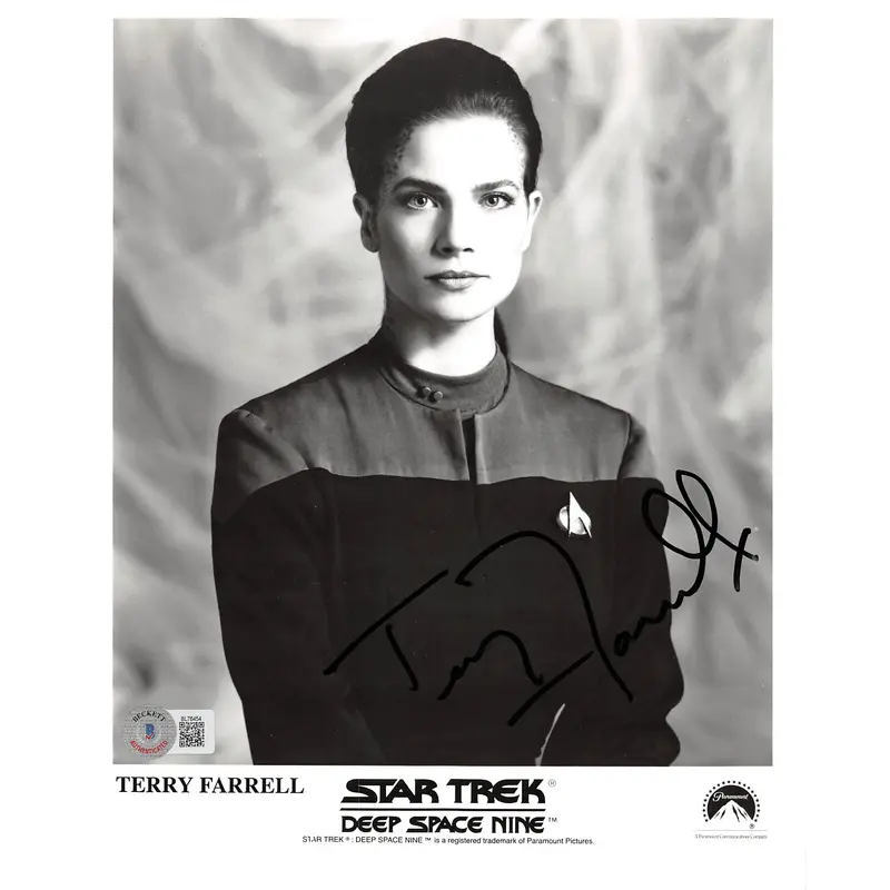 Terry Farrell Star Trek: Deep Space Authentic Signed 8x10 Photo BAS #BL76454