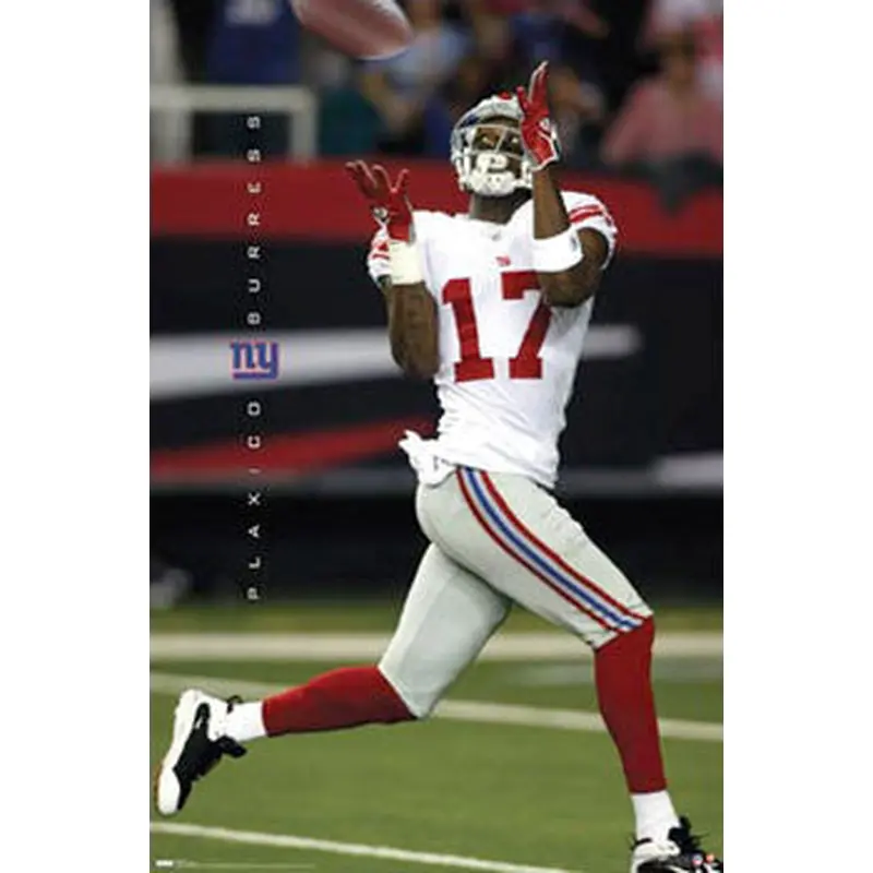 Plaxico Burress "Haulin' In" New York Giants NFL Action Poster - Costacos 2008