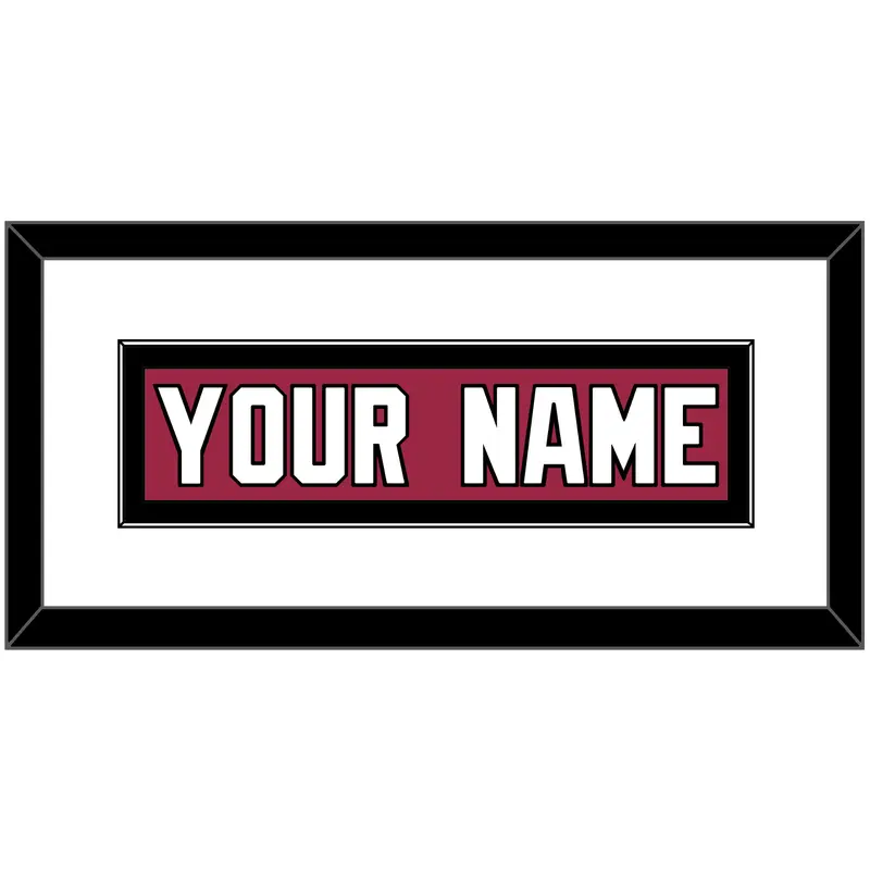 Arizona Nameplate - Home Red - Single Mat 1