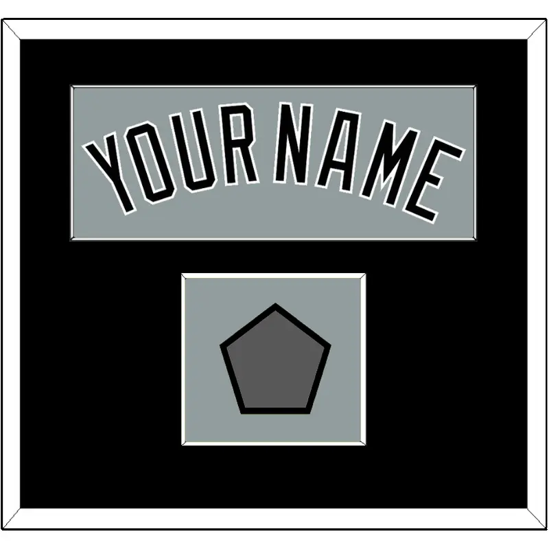 Chicago Name & World Series Jersey Patch - Road Gray - Single Mat 2
