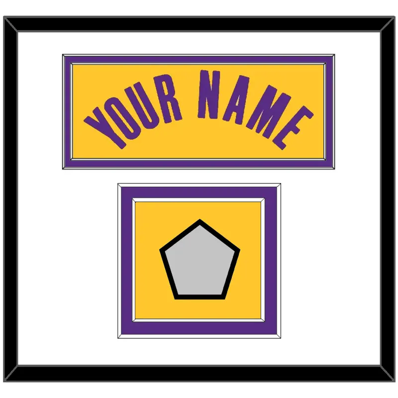 Los Angeles Name & Finals Patch - Yellow Icon - Double Mat 1