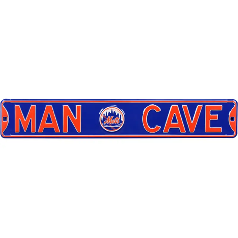 New York Mets "MAN CAVE" Authentic Street Sign