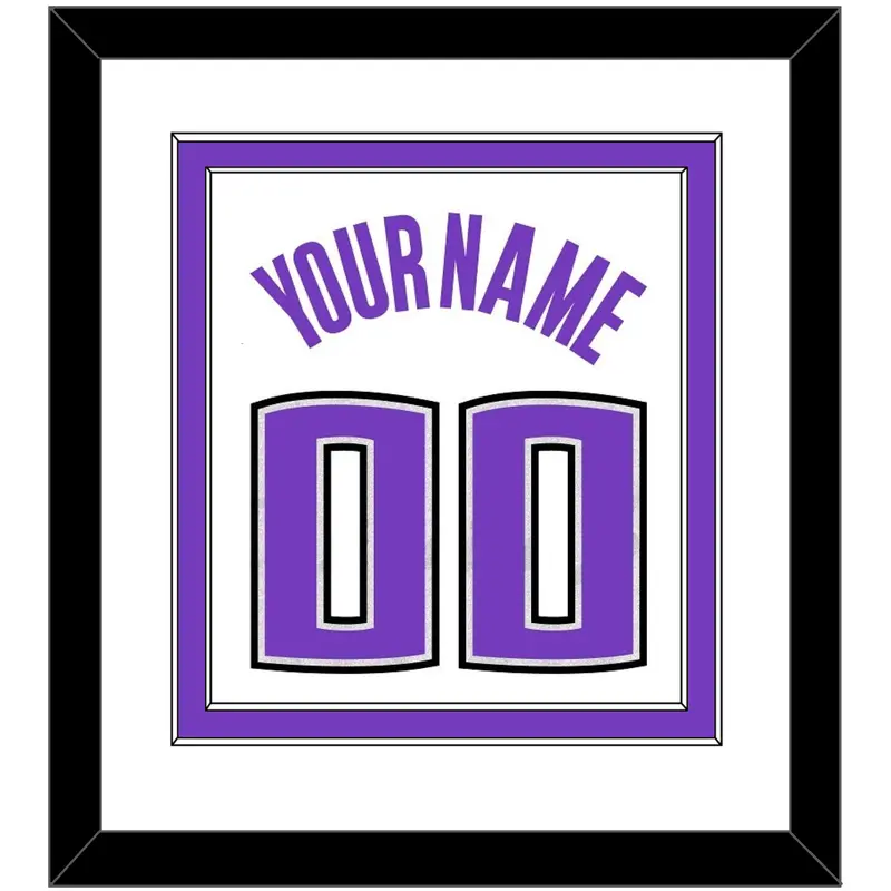 Sacramento Name & Number - Home White (2014-2016) - Double Mat 1