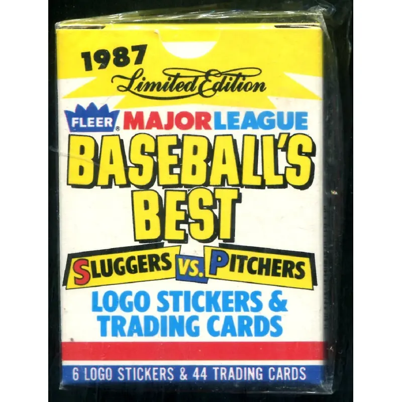 1987 Fleer Baseball Baseball's Best Sluggers vs. Pitchers Factory Set
