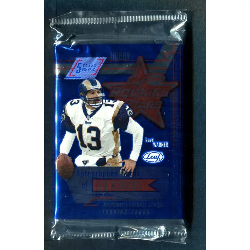 2001 Leaf Rookies & Stars Football Unopened Pack (Hobby) (5)