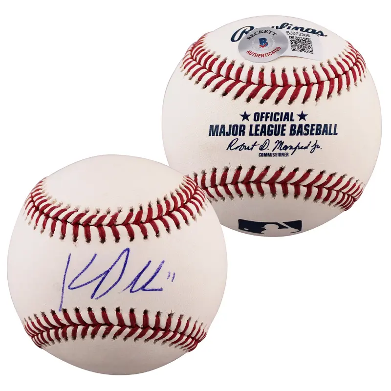 Braves Kevin Pillar Authentic Signed OML Baseball Autographed BAS #BJ072366