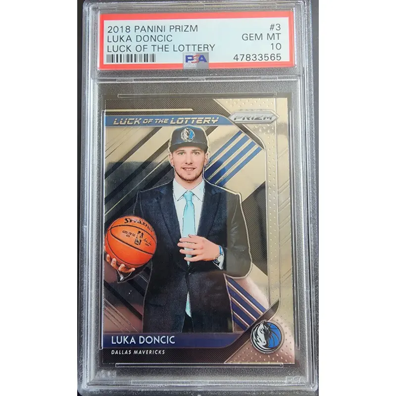 Luka Doncic 2018 Prizm Luck of the Lottery PSA 10 Gem Mint