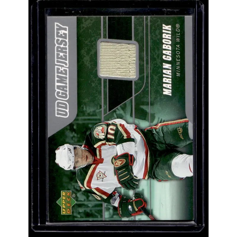 2006-07 Upper Deck - UD Game Jersey - Marian Gaborik #J-MG