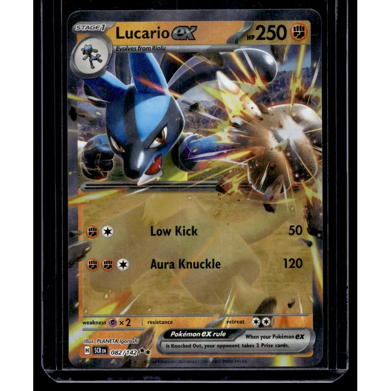 2024 Pokemon - Scarlet & Violet - Stellar Crown - Lucario ex #082