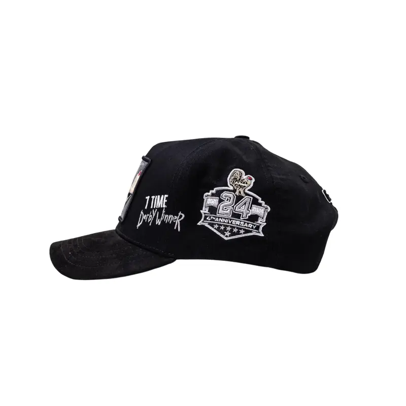 GALLO FINO BLACK PALENQUE REGULAR GREY SNAPBACK HAT GFPALENQUE BLK