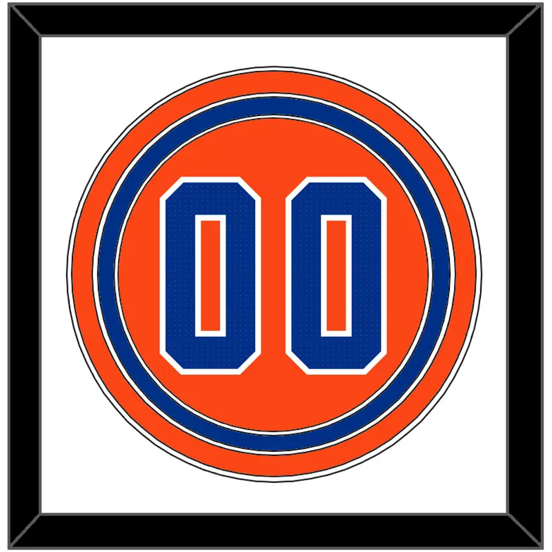 Florida Baseball Number - Alternate Orange - Triple Mat 1