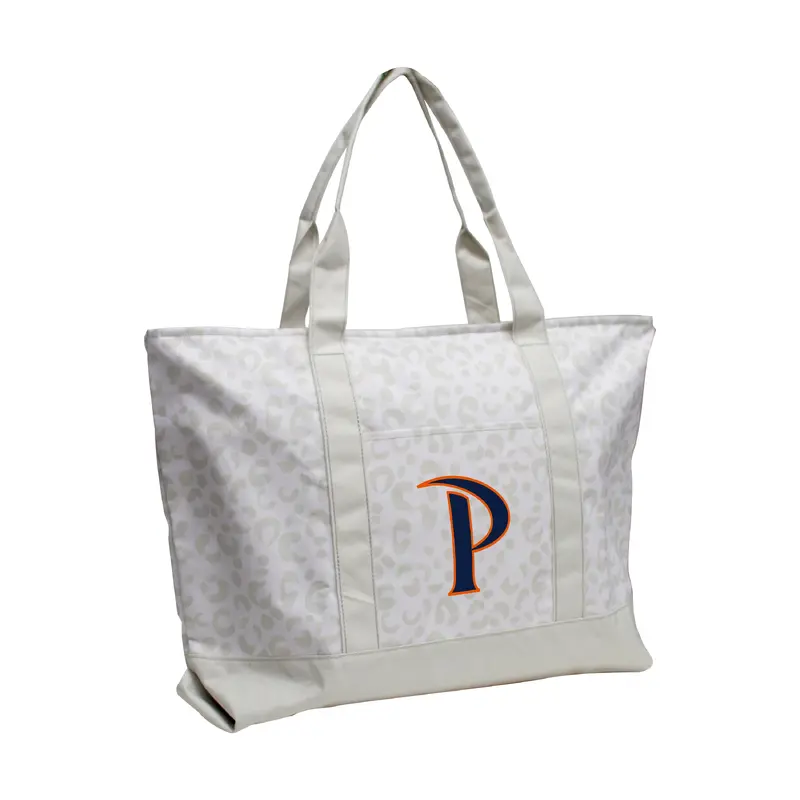 Pepperdine Leopard Pattern Tote