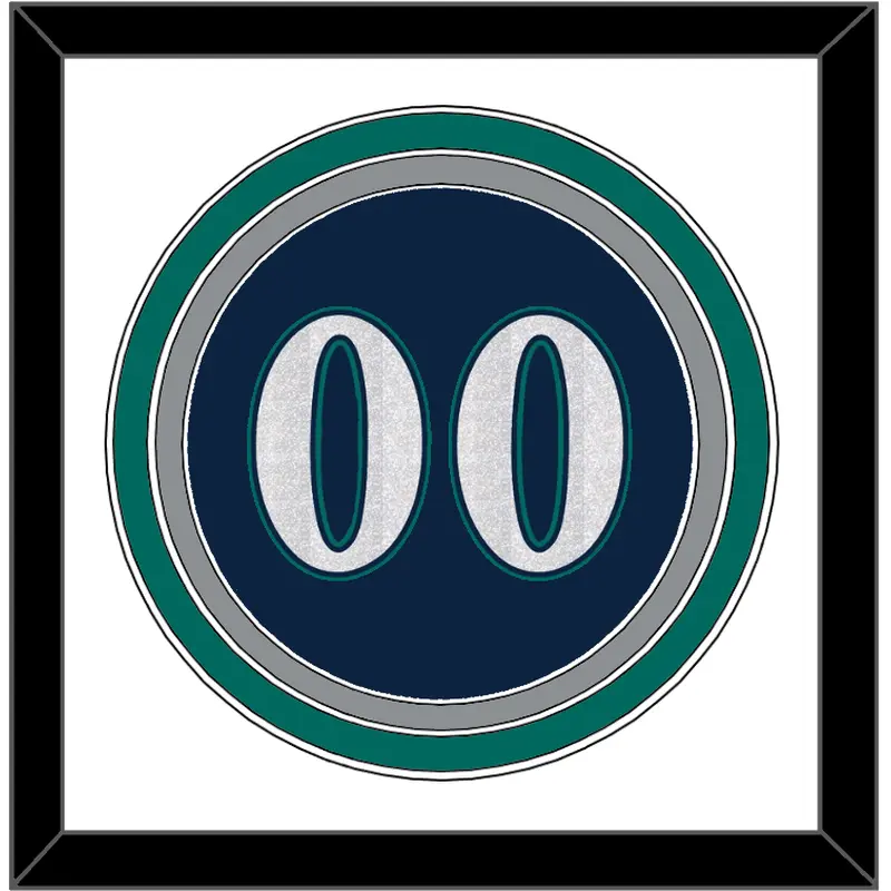 Seattle Number - Alternate Road Navy - Triple Mat 1