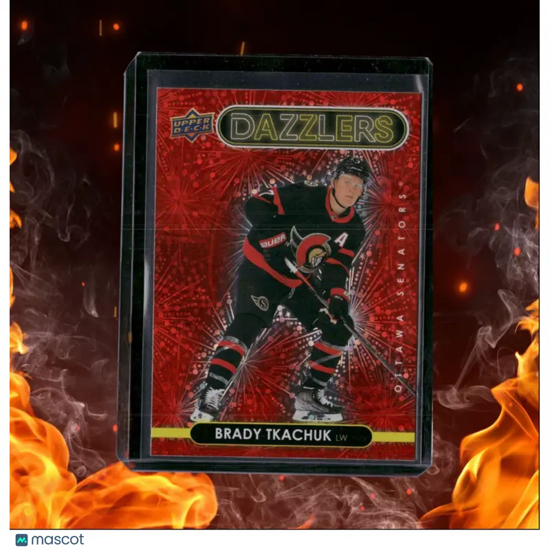 2021-22 Upper Deck Brady Tkachuk Dazzlers Red #DZ-83