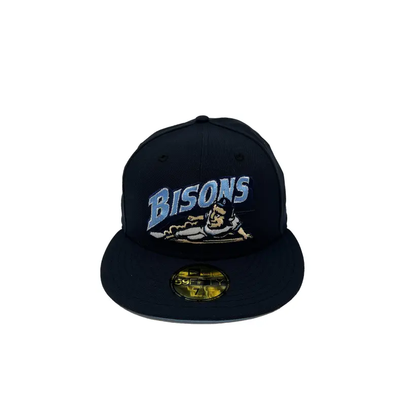 Buffalo Bisons Retro Slide Navy Sky 5950 Cap