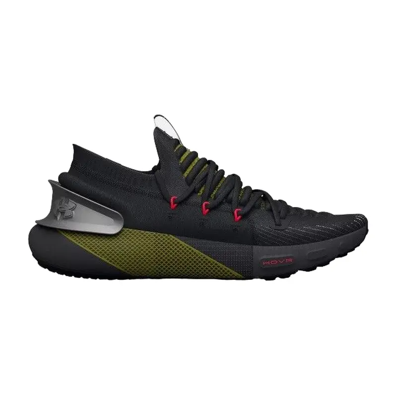 UNDER ARMOUR MENS TENNIS SHOE BLACK UA W HOVR PHANTOM 3 MTLC, 3025520-001