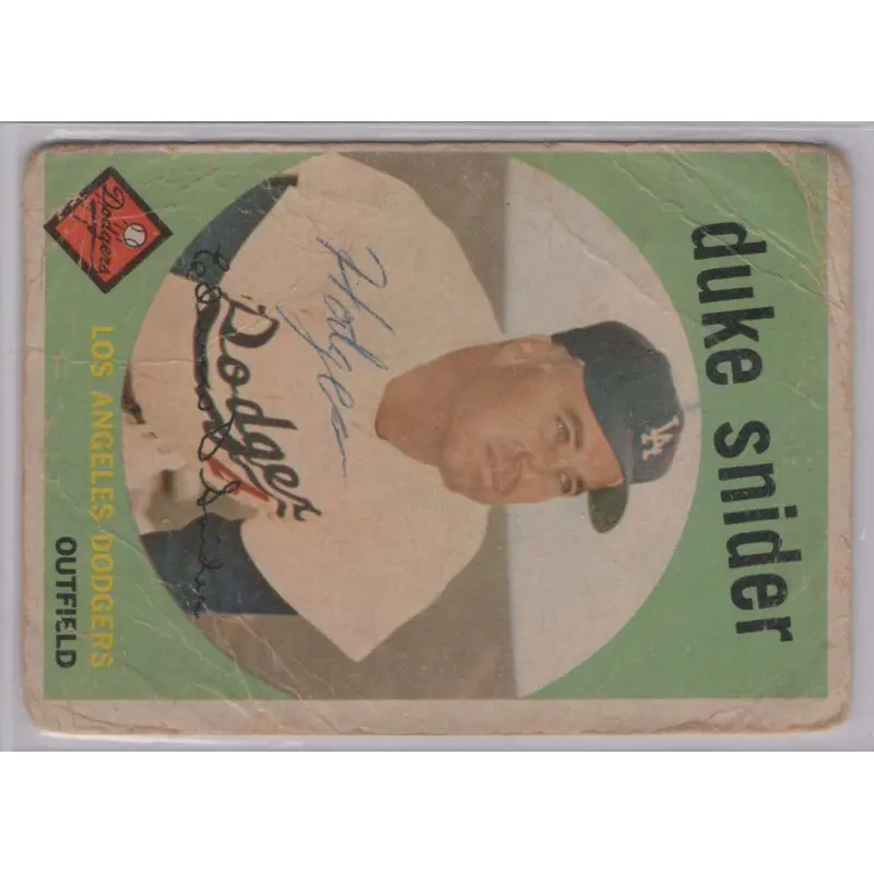 1959 topps Duke Snider #20