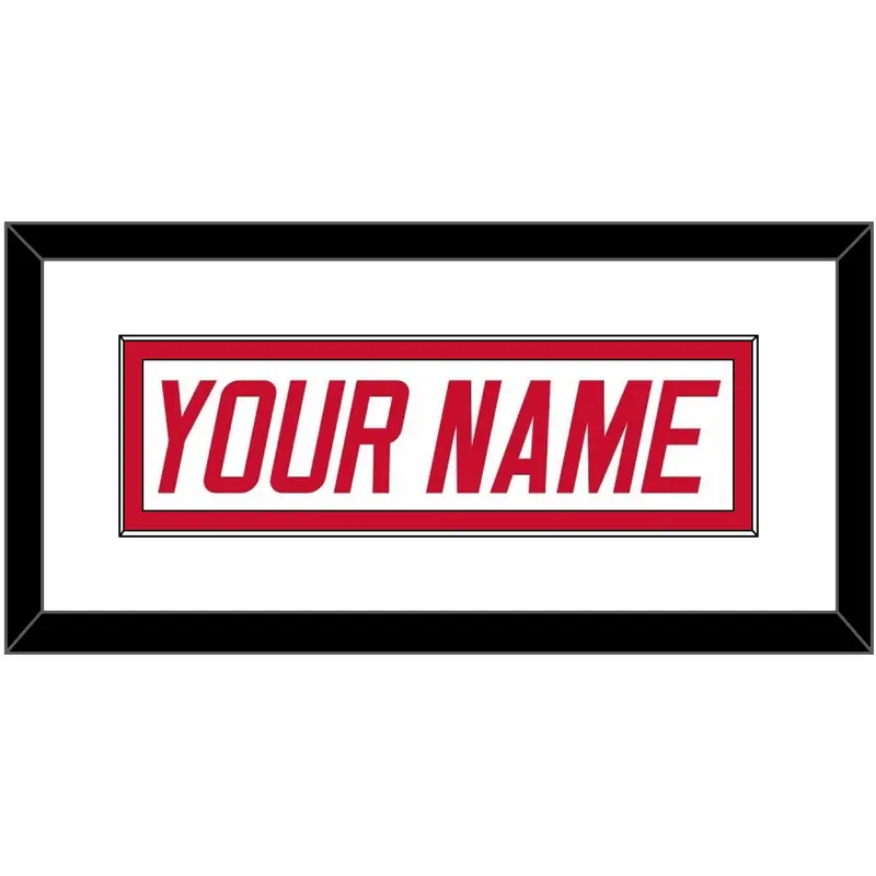 Carolina Nameplate - Home White (1997-2000) - Single Mat 1