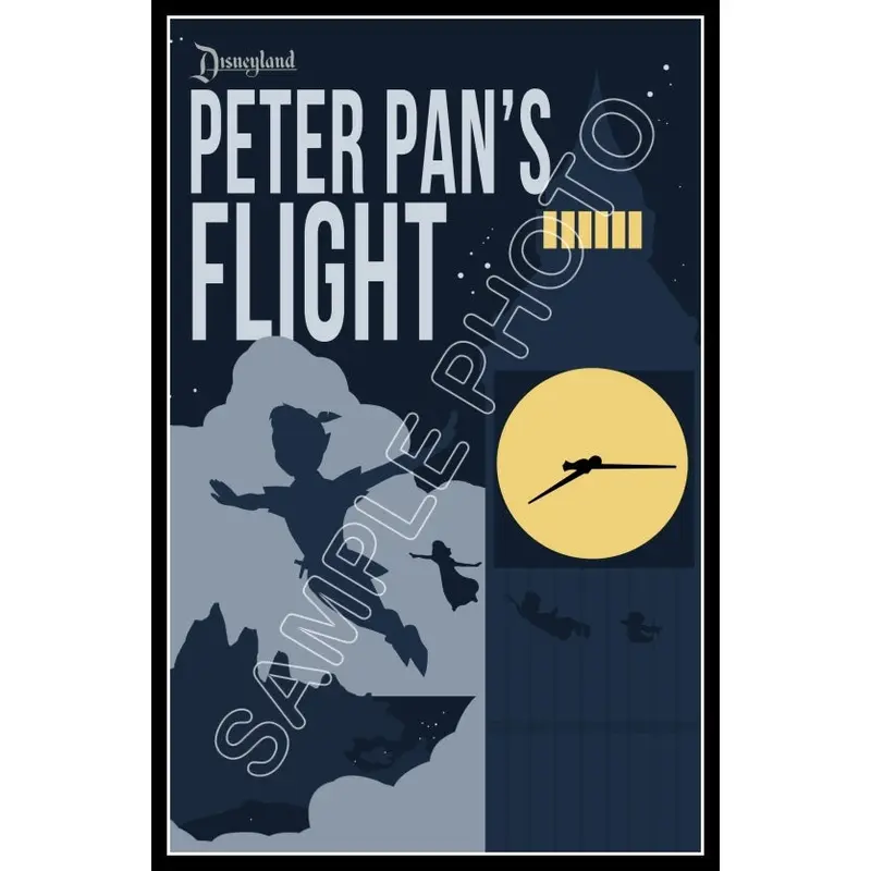 Disneyland Peter Pan's Flight Poster 11X17 - 1279