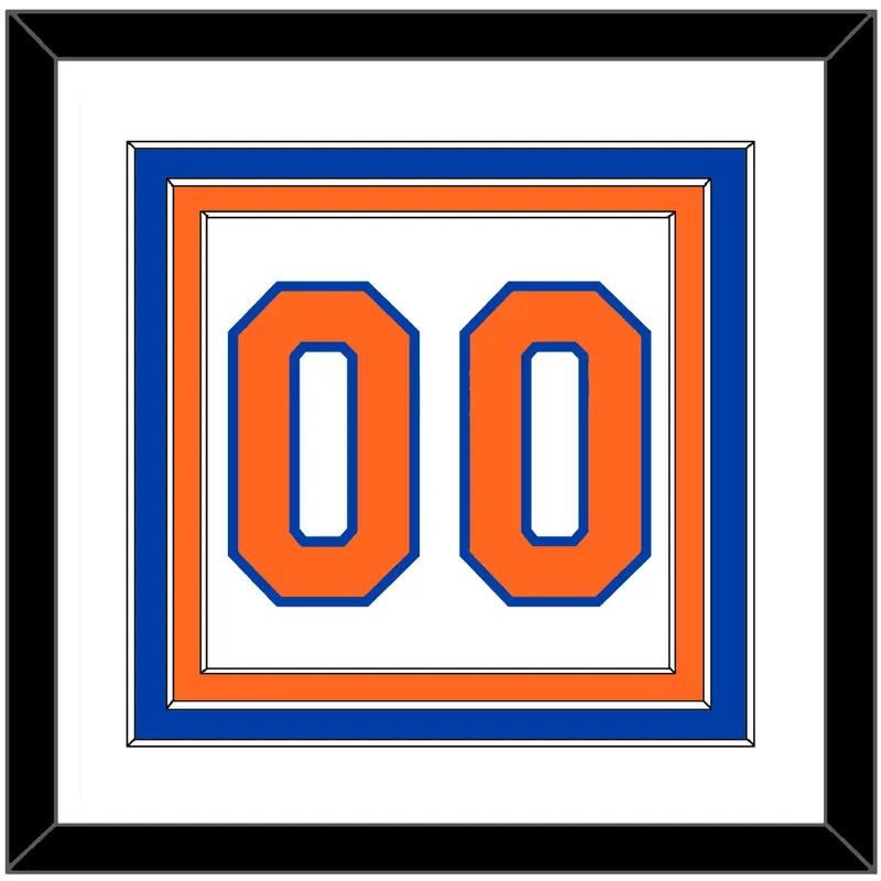 New York Number - Home White - Triple Mat 1