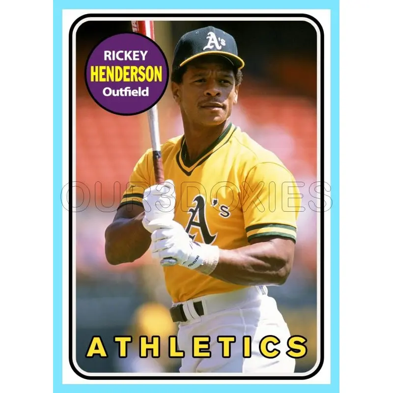 Rickey Henderson 1969 Topps Custom Card - 4533