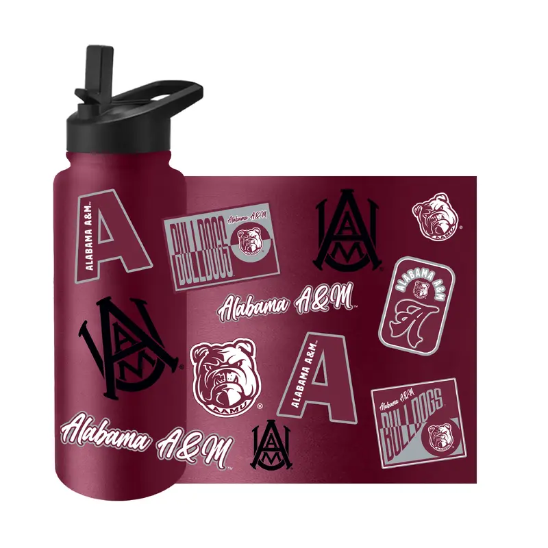 Alabama A&M 34oz Dreamweave Quencher Bottle