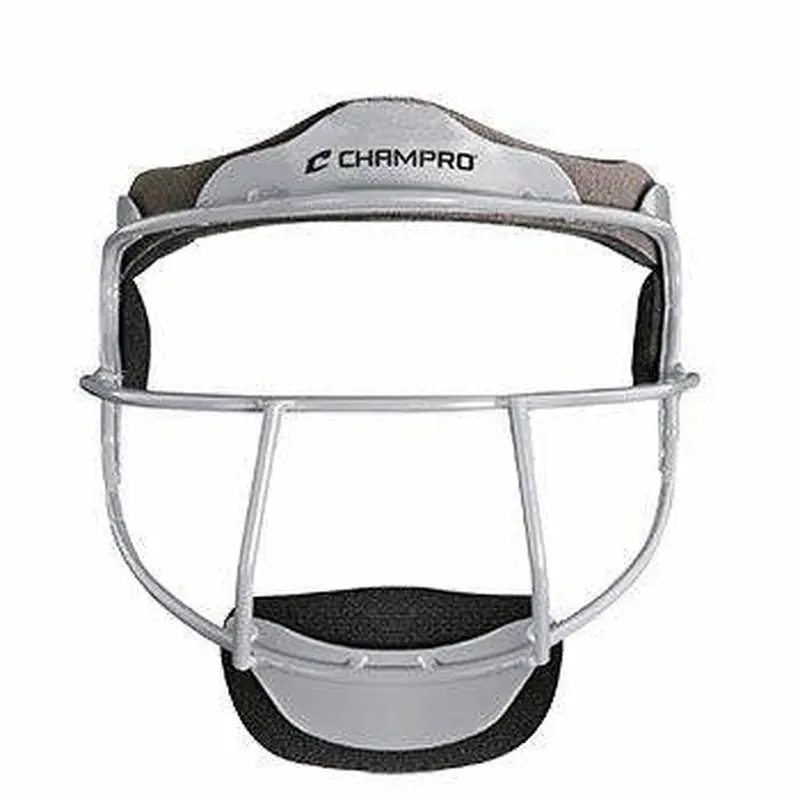New Champro The Grill Defensive Fielder's Face Mask - Adult Silver