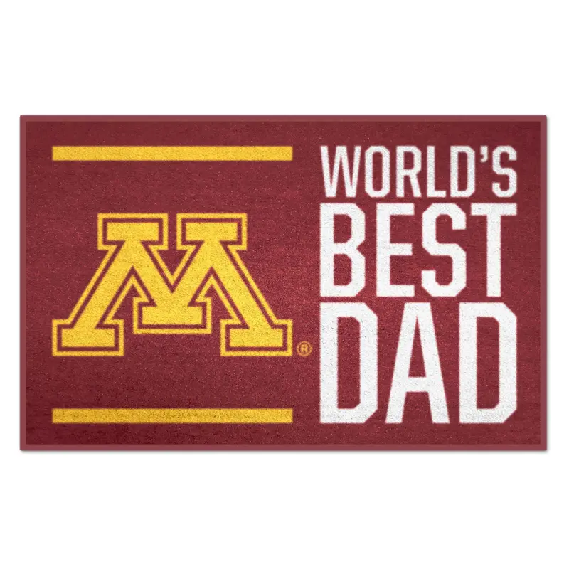 University of Minnesota Starter Mat - World's Best Dad