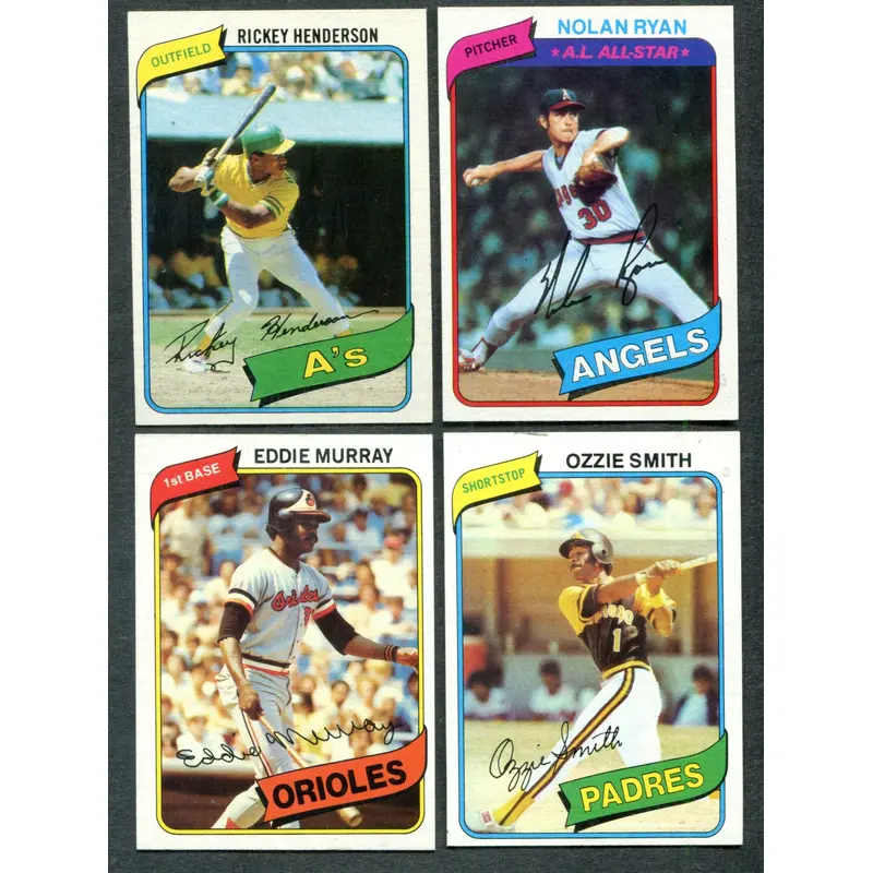 1980 Topps Baseball Complete Set EX EX/MT (726) (25-022)