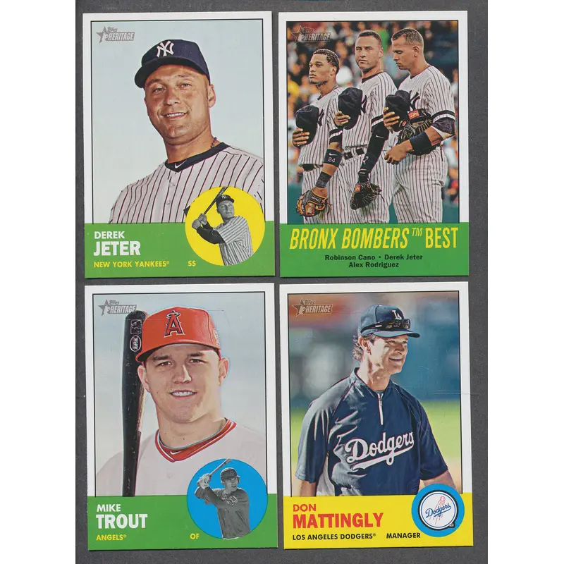 2012 Topps Heritage Baseball Complete Base Set NM/MT