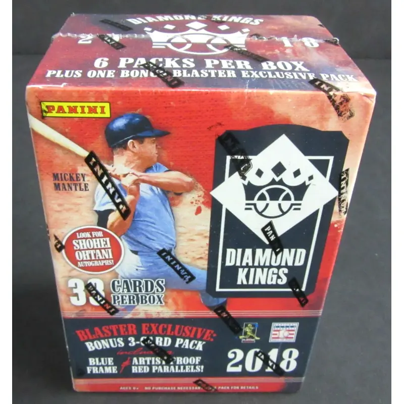 2018 Panini Diamond Kings Baseball Blaster Box (6/5 plus Bonus pack)