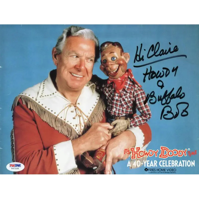 Buffalo Bob Smith Howdy Doody Authentic Signed 8.5X11 Photo PSA/DNA #V67336