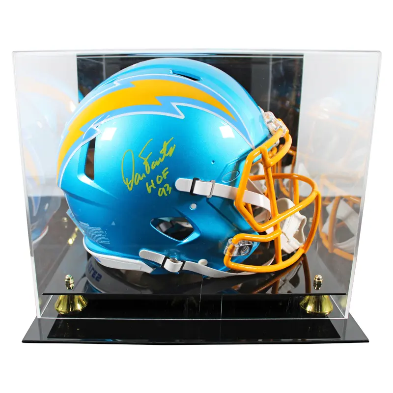 Chargers Dan Fouts "HOF 93" Signed Flash F/S Speed Proline Helmet w/ Case BAS W