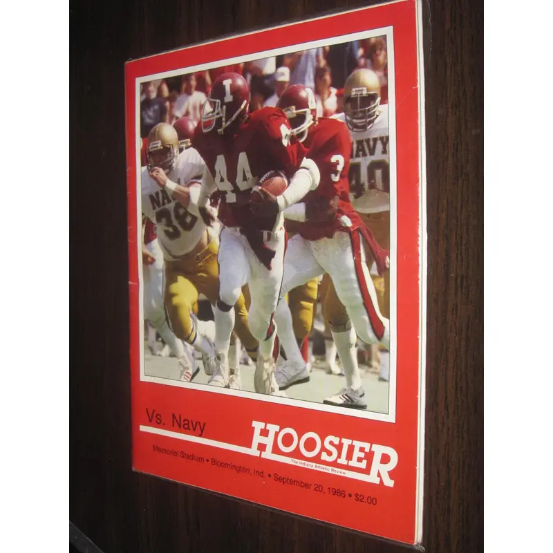 1980 Indiana University vs Iowa Football Program, Varsity Club Day