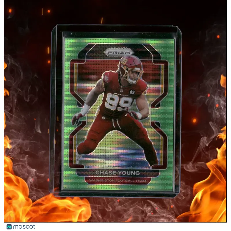 2021 Panini Prizm Chase Young Green Pulsar Prizm #213