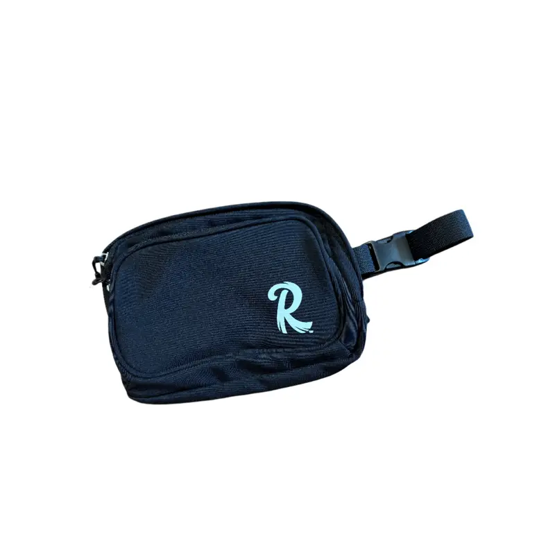 Logo Brands Black Belt Bag