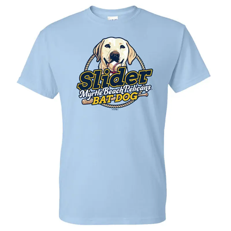 Myrtle Beach Pelicans Go Teez Youth Light Blue Slider Tee