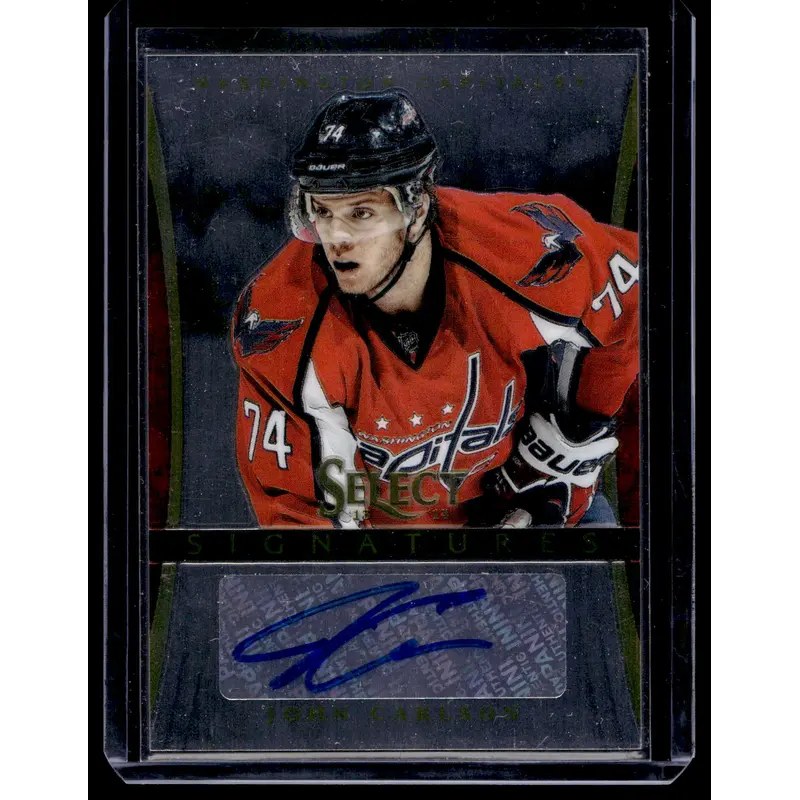 2013-14 Panini Select - Signatures - John Carlson #SI-JC