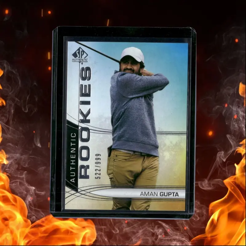 2024 Upper Deck Portfolio Aman Gupta SP Authentic (B) Rookie 808/999 #ARS-AG