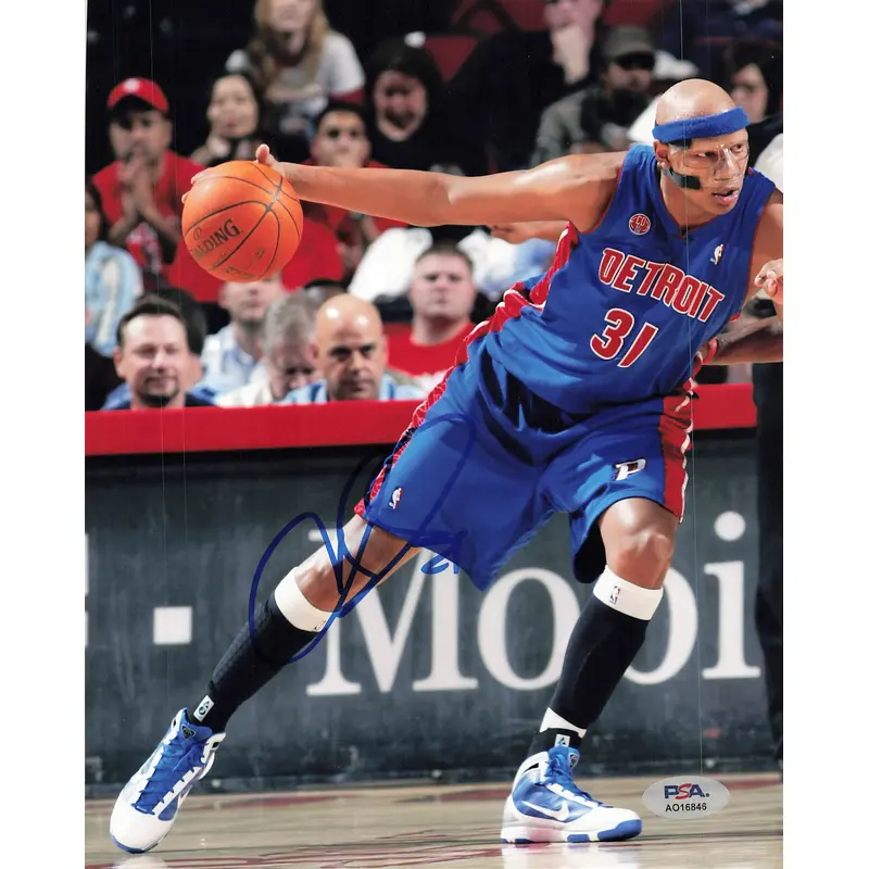 Charlie Villanueva signed 8x10 photo PSA/DNA Detroit Pistons Autographed