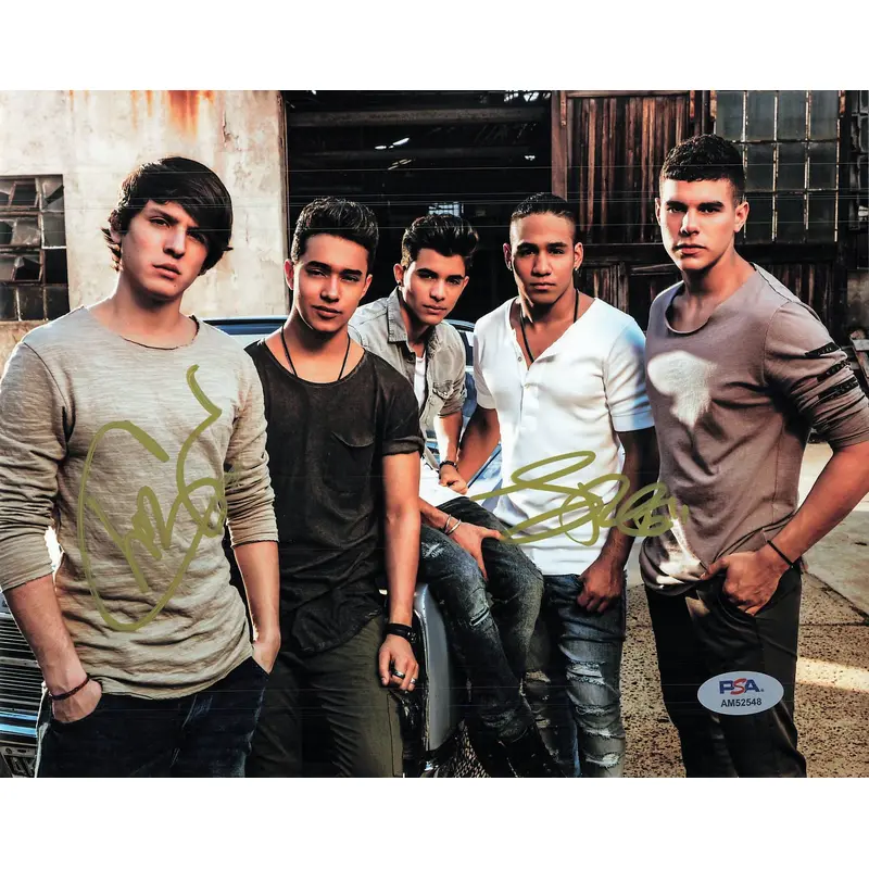 RICHARD CAMACHO CHRISTOPHER VELEZ signed 8x10 photo PSA/DNA Autographed Musician