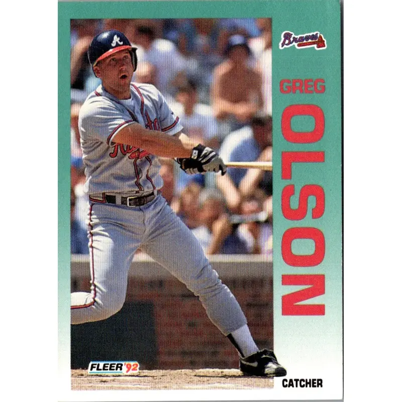 1992 Fleer Greg Olson #365