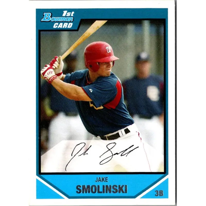 2007 Bowman Draft Picks & Prospects Jake Smolinski #BDPP63