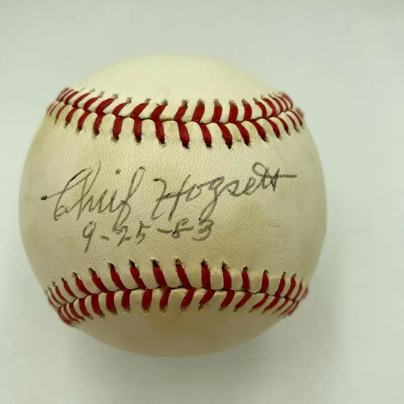 Elon "Chief" Hogsett Signed American League Macphail Baseball Detroit Tigers JSA