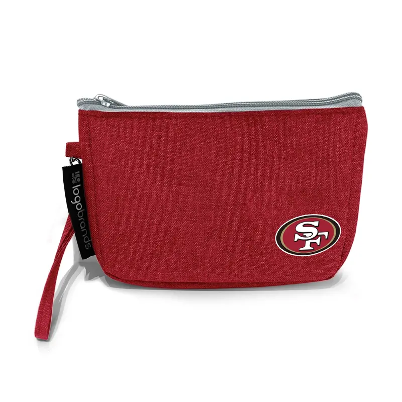 San Francisco 49ers Crosshatch Wristlet