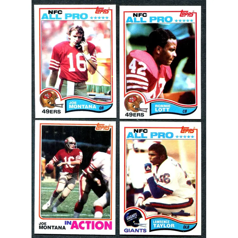 1982 Topps Football Complete Set NM (528) (24-535)